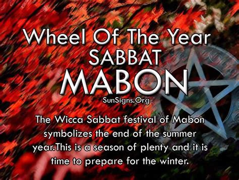Wiccan mabon sabbat